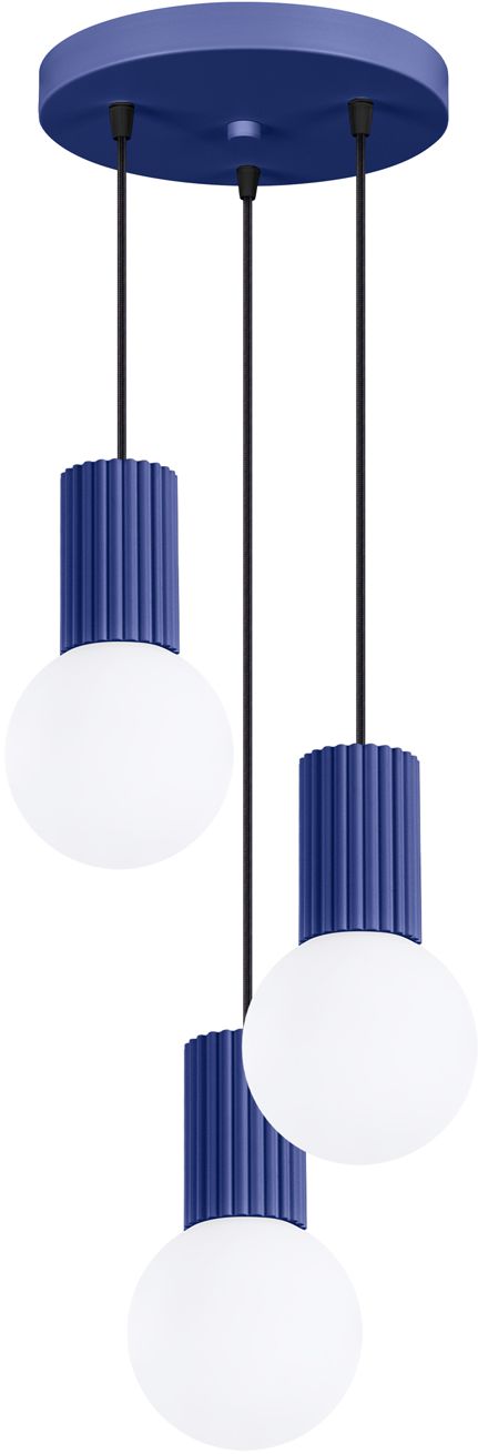 Sollux Lighting Halo hanglamp 3x8 W wit-paars SL.1740