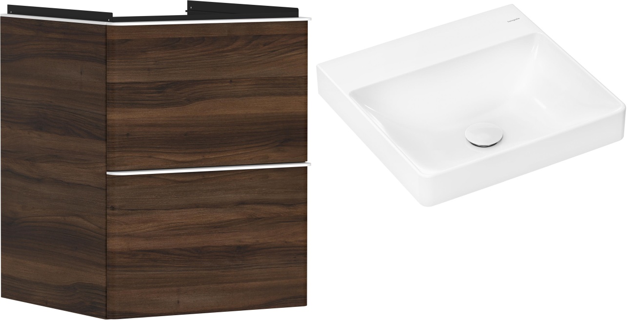 Set kast Hansgrohe Xelu Q 54022700, wastafel Hansgrohe Xelu Q 61013450
