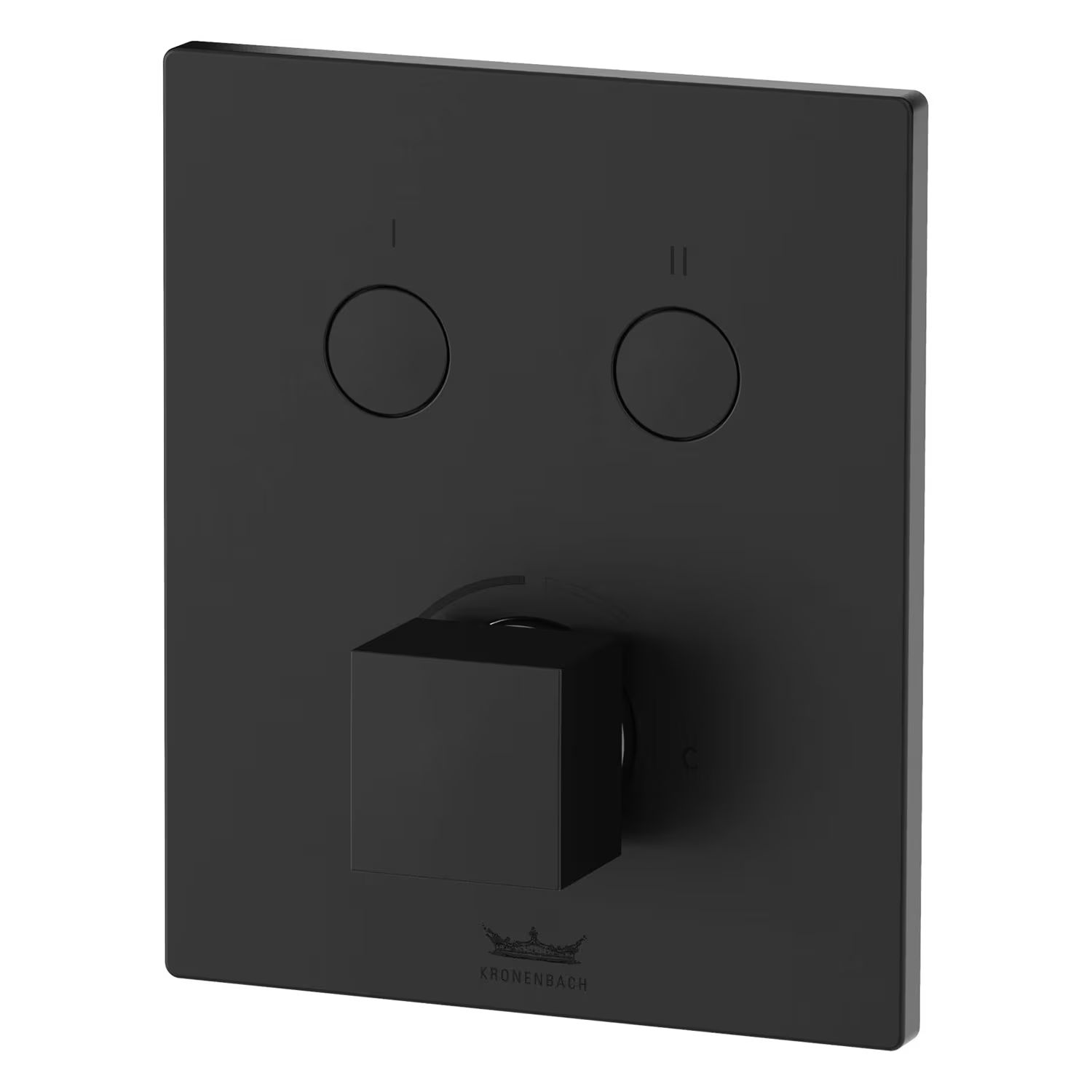 Kronenbach Smart Push bad- en douchekraan inbouw zwart 19045002SM