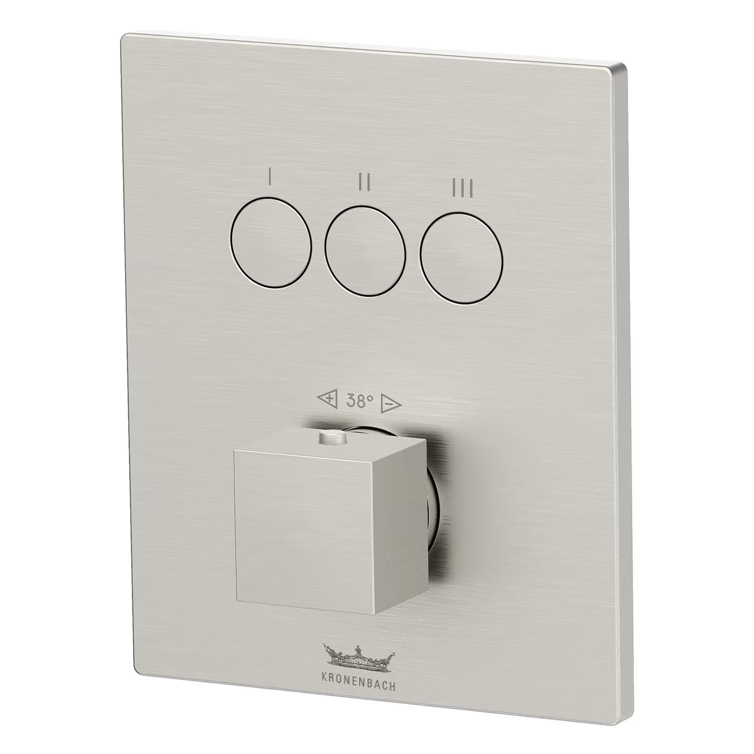 Kronenbach Smart Push bad- en douchekraan inbouw met thermostaat || 19046003ES