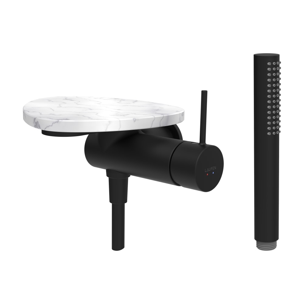 Laufen Ada douchekraan inbouw wit-zwart HF506755515060