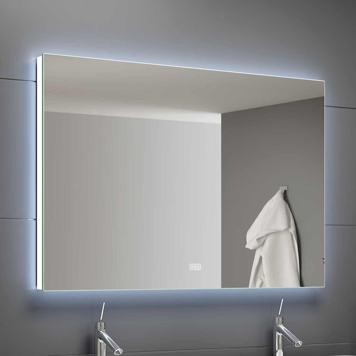 Kronenbach Night spiegel 180x80 cm rechthoekig met verlichting UN801876KBNNLED