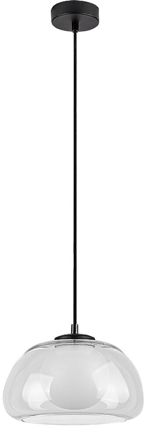 Rabalux Elowen hanglamp 1x5 W wit-zwart-doorzichtig 72274