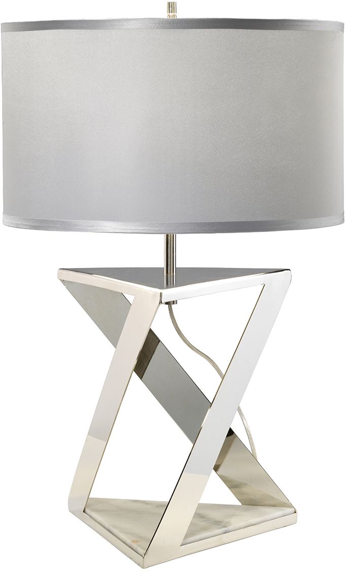 Elstead Lighting Aegeus tafellamp 1x60 W zilveren-nikkel AEGEUS-TL