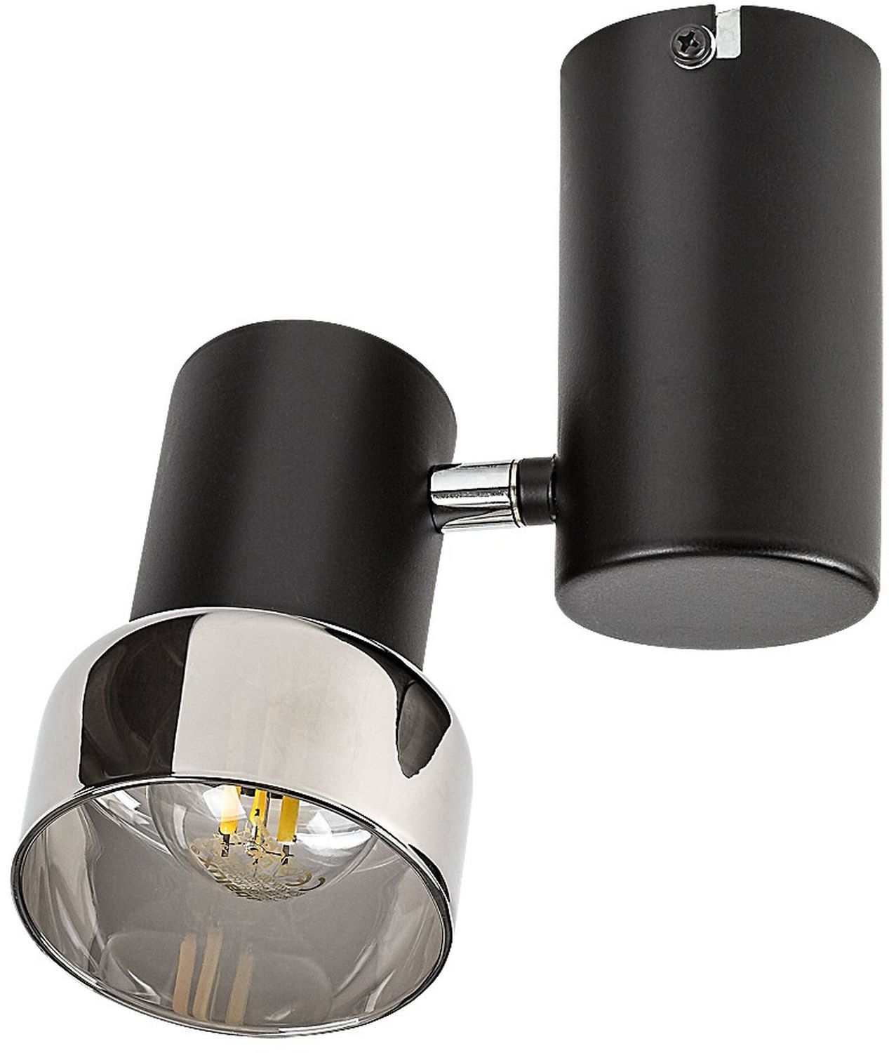 Rabalux Hatice plafondlamp 1x15 W zwart-bedampt 73052