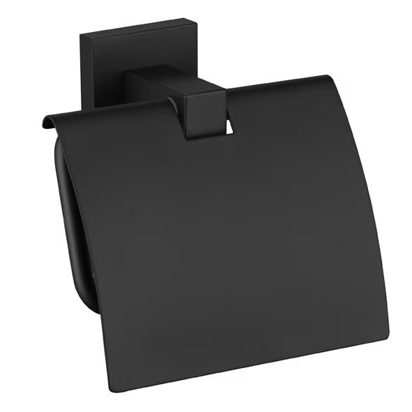 Kronenbach Quara 2.0 Black toiletpapierhouder zwart 29.210.100.1904