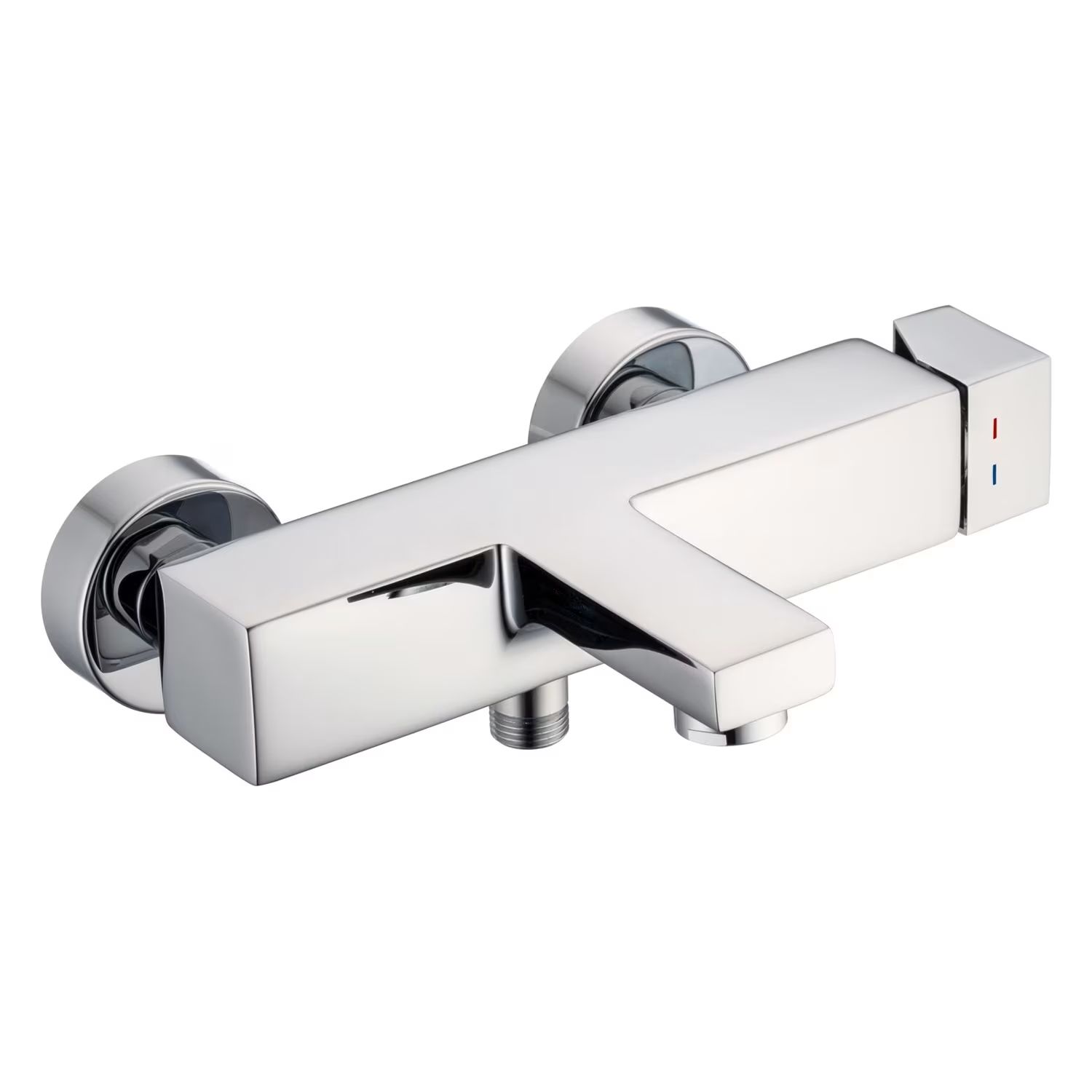 Kronenbach Quara 3.0 bad- en douchekraan wand chroom KB100363C10