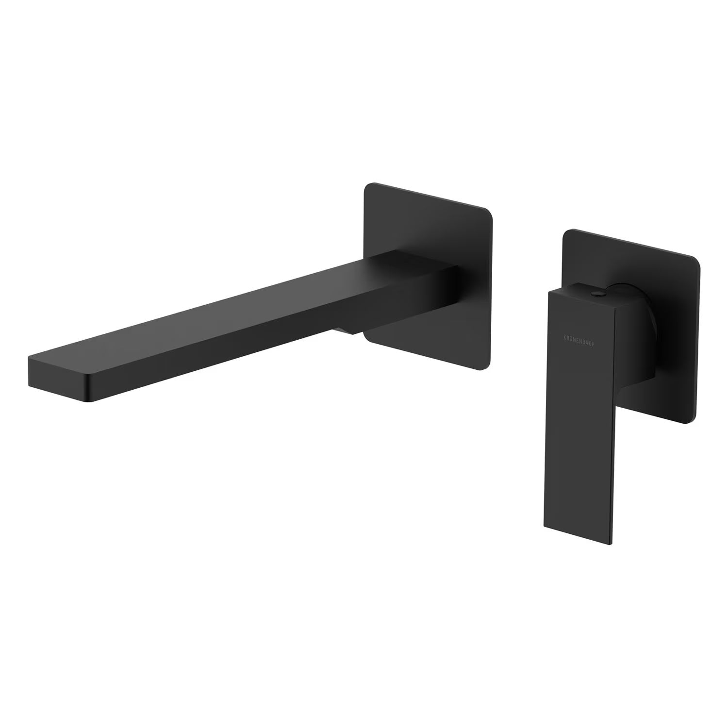 Kronenbach Quara 3.0 wastafelkraan inbouw zwart KB100356C11