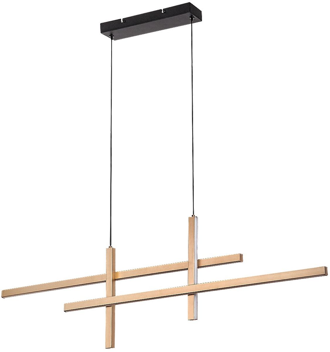 Rabalux Severine hanglamp 4x40 W wit-zwart-gouden 72366