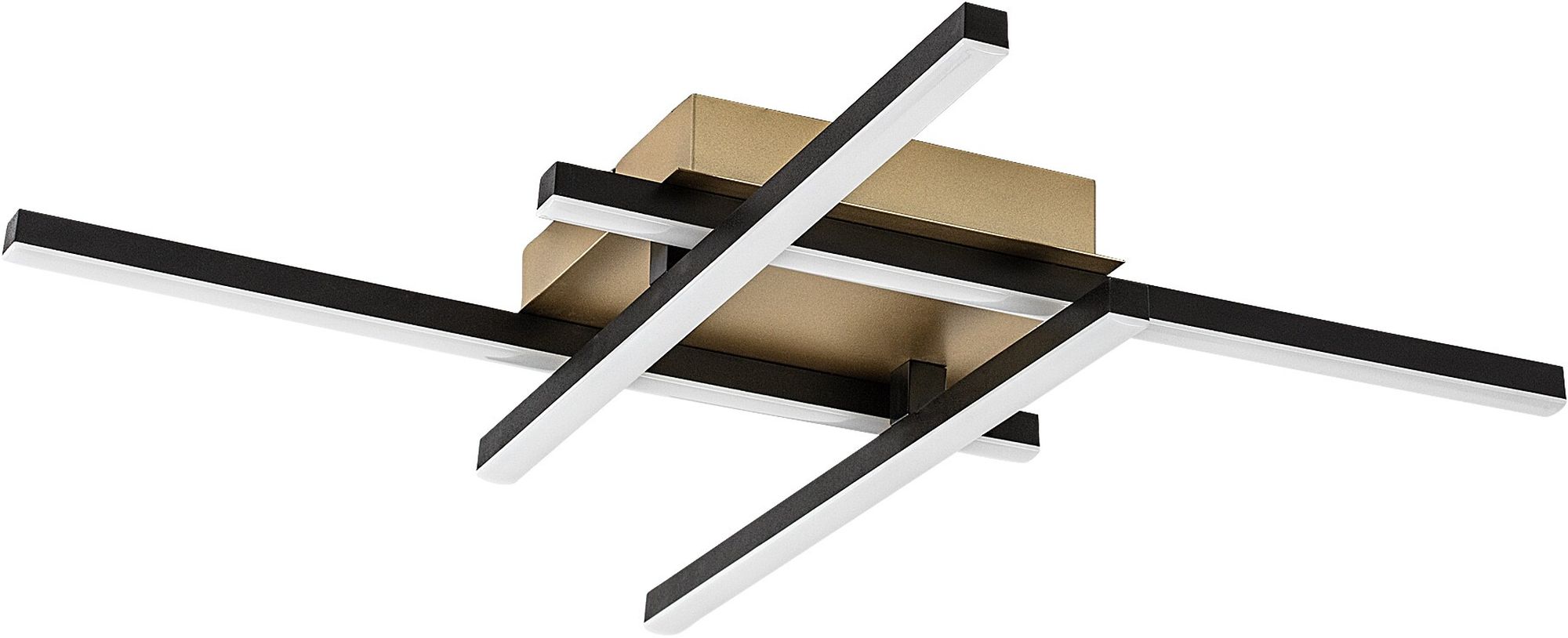Rabalux Demir plafondlamp 4x24 W wit-zwart-gouden 71398