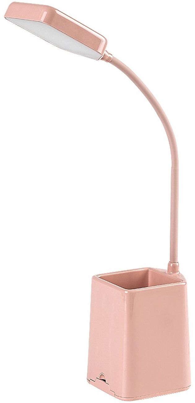 Rabalux Arvid bureaulamp 1x6 W wit-roze 74245
