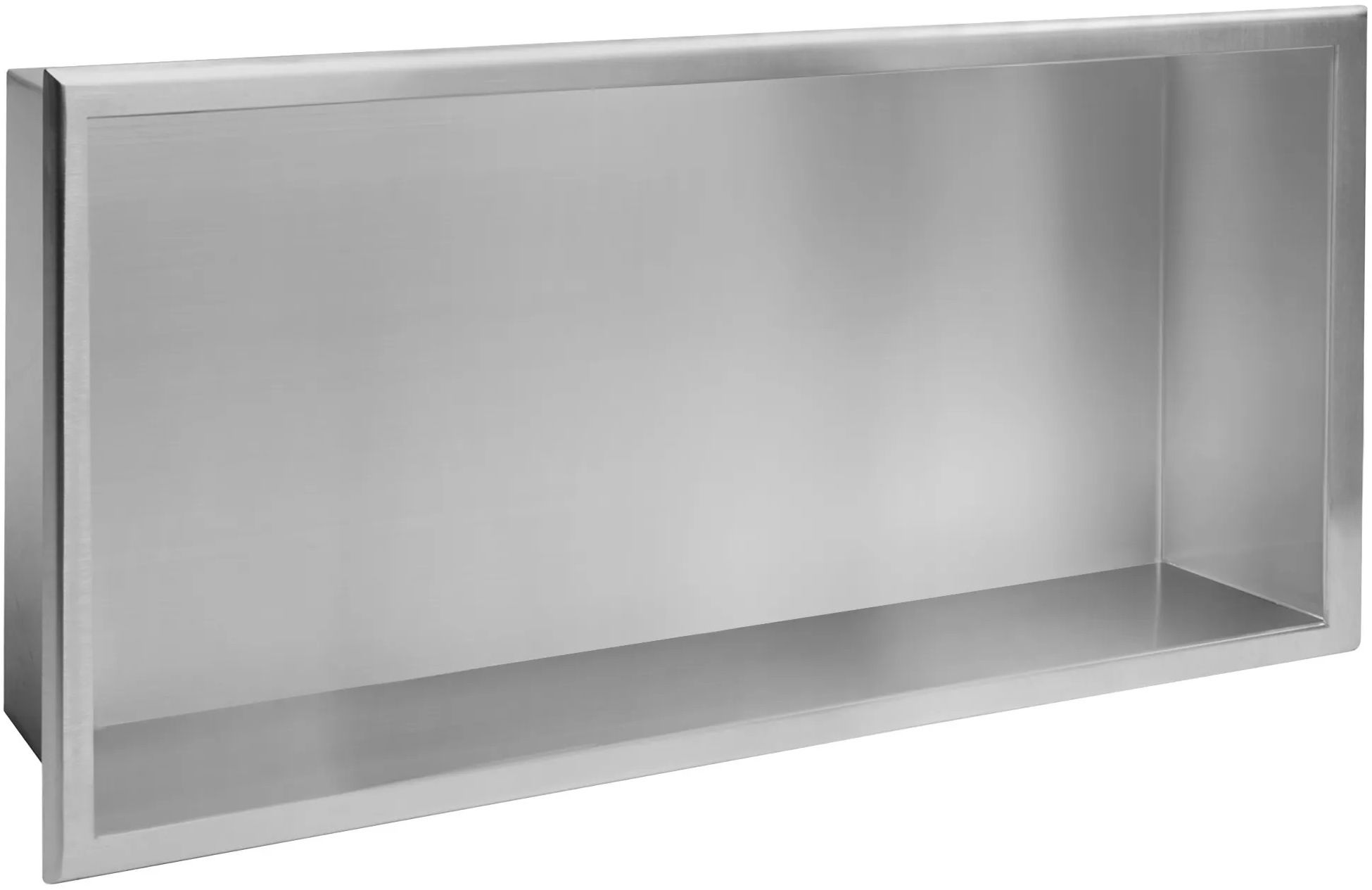 Rea inbouwplank 60 cm staal REA-05602