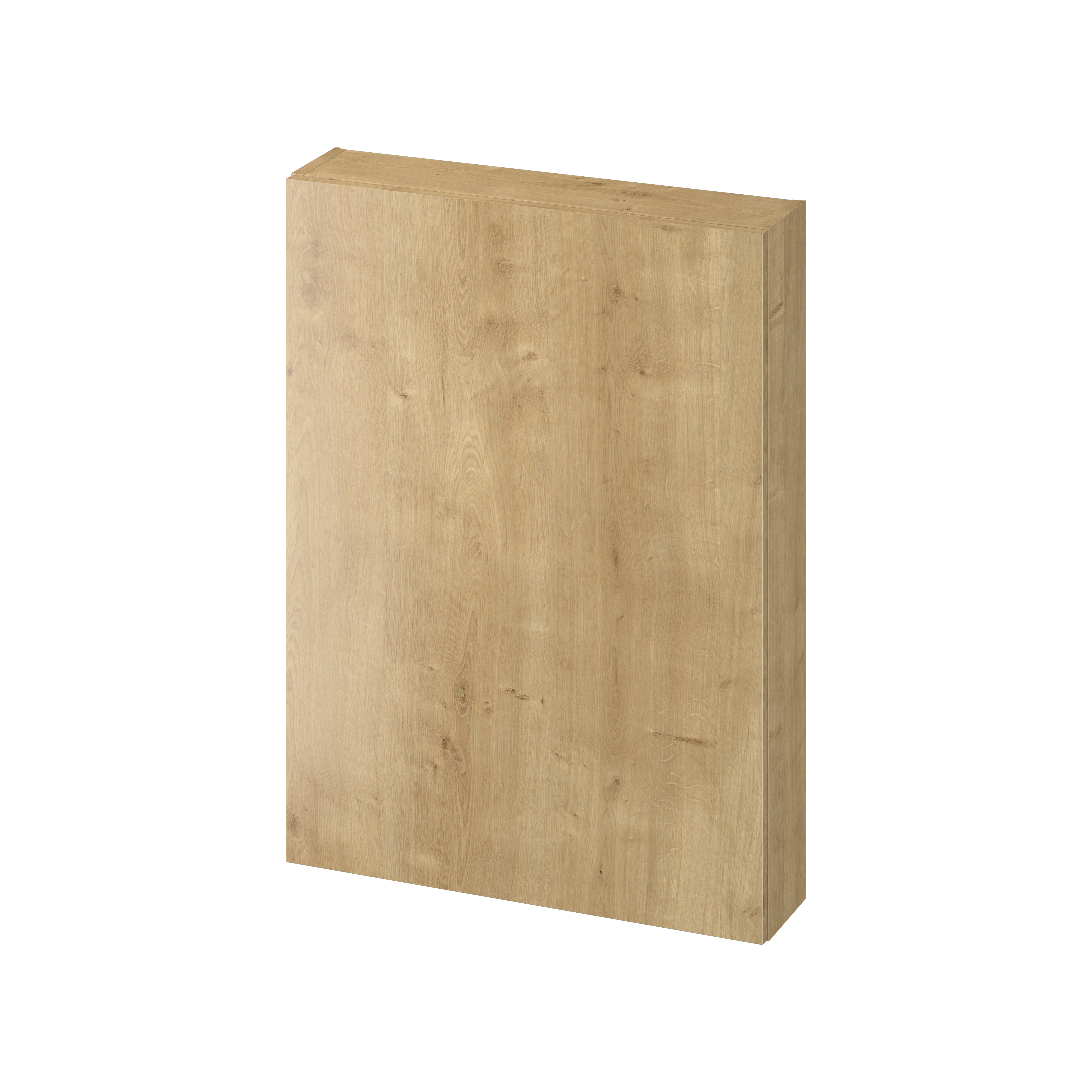 Cersanit City kast 59.4x13.8x80 cm hangend langs de zijkant eik S584-113