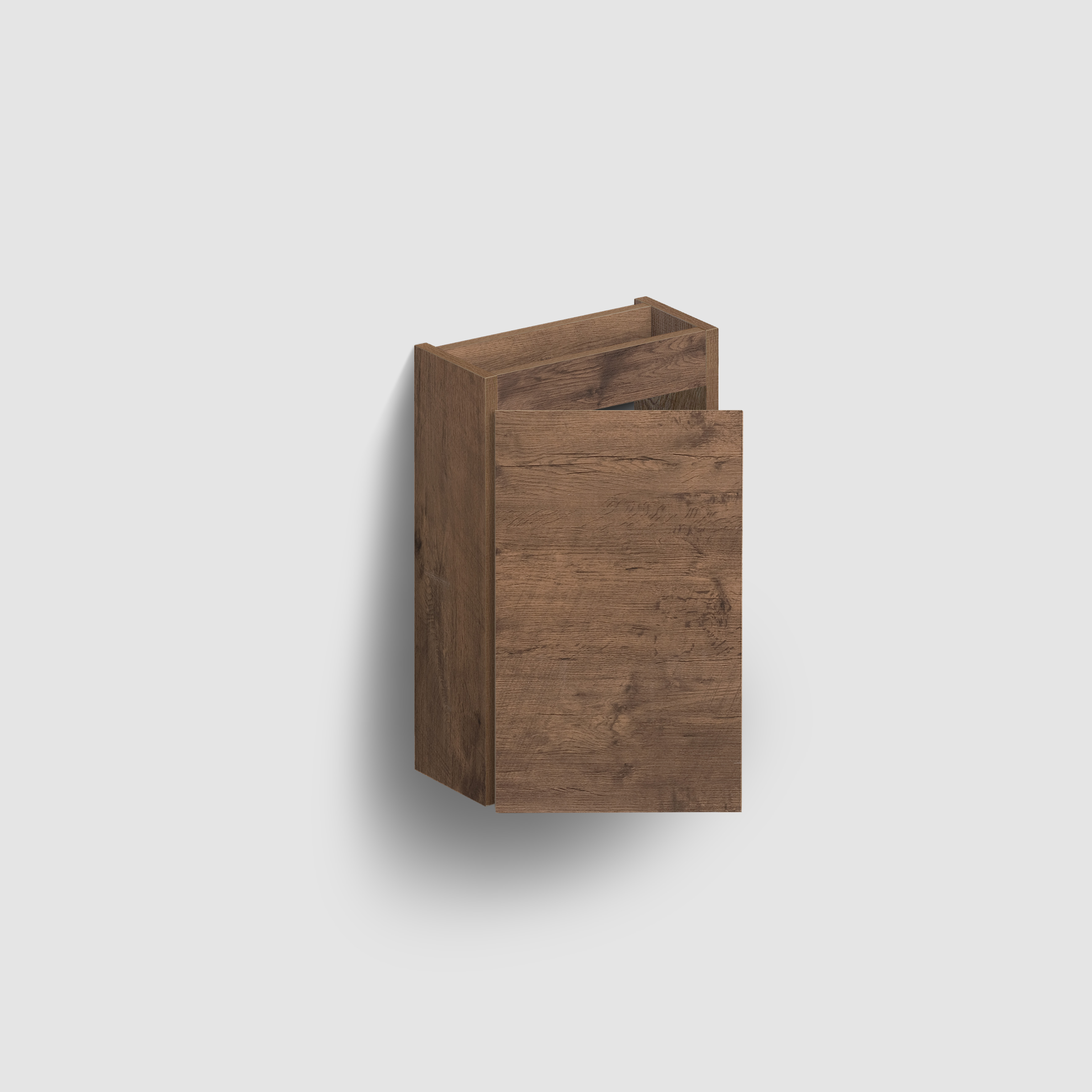Clou Flush kast 36x18x55 cm hangend onder de wastafel eik IB/07.16.7036.64.L