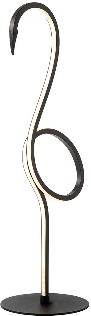Elstead Lighting Flamingo tafellamp 1x6 W zwart FLAMINGO-TL-BLK