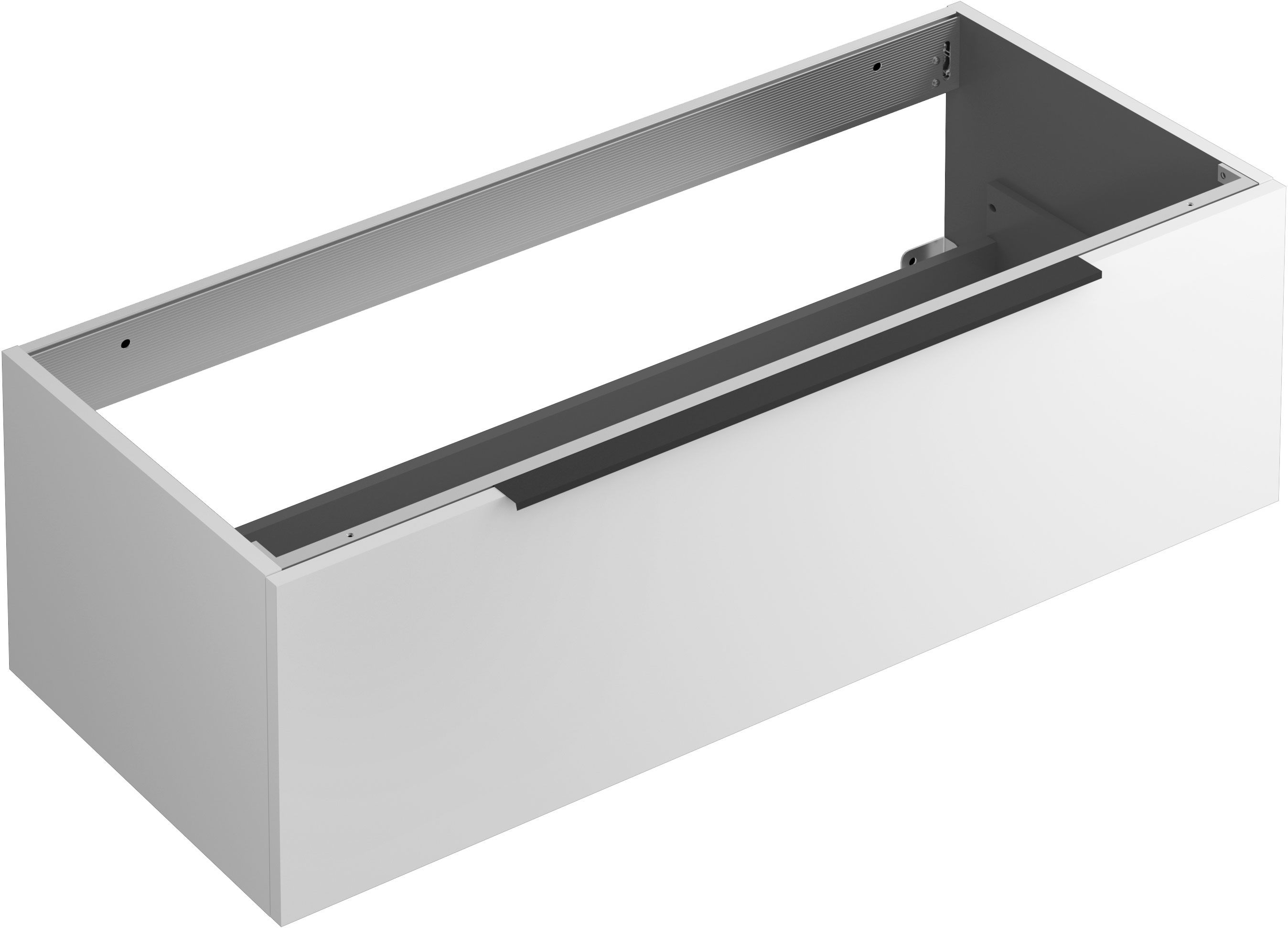 Kludi Icos kast 120x50x35 cm hangend onder de wastafel wit 50S12053