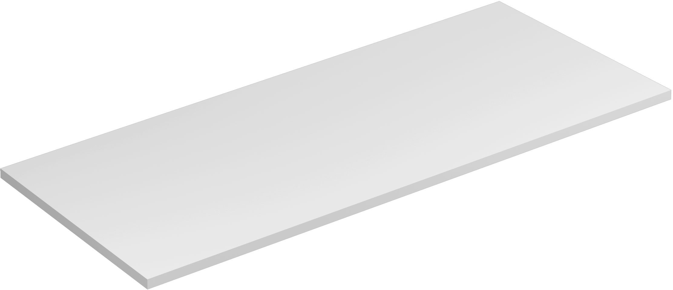 Kludi Icos badkamerblad op kast 120x50 cm wit 50T12053