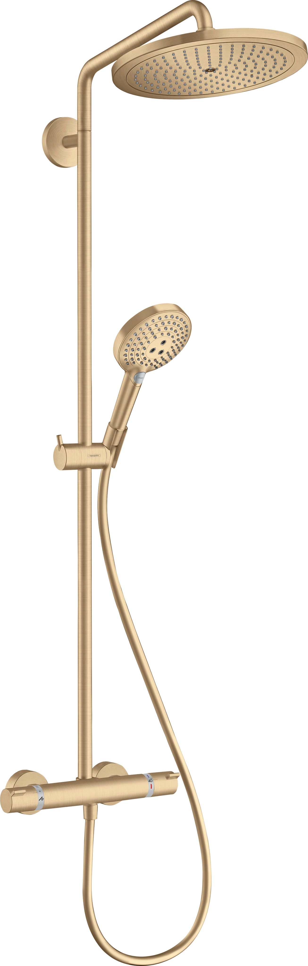 Hansgrohe Croma Select S doucheset wand met thermostaat met regendouche || 26890140