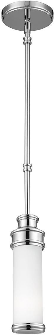 Elstead Lighting Payne hanglamp 1x3 W chroom FE-PAYNE-MPBATH