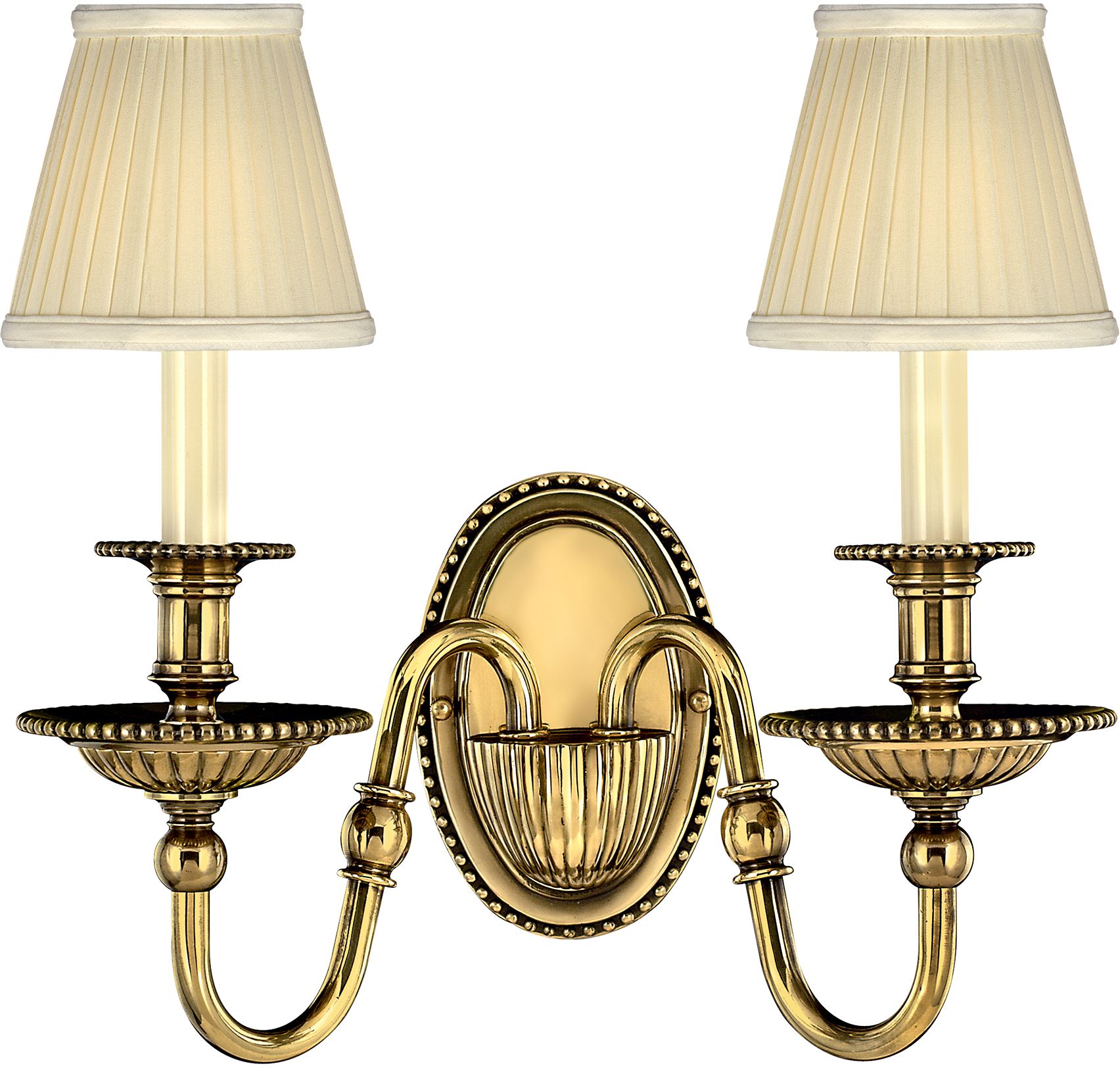 Elstead Lighting Cambridge wandlamp 2x40 W messing HK-CAMBRIDGE2