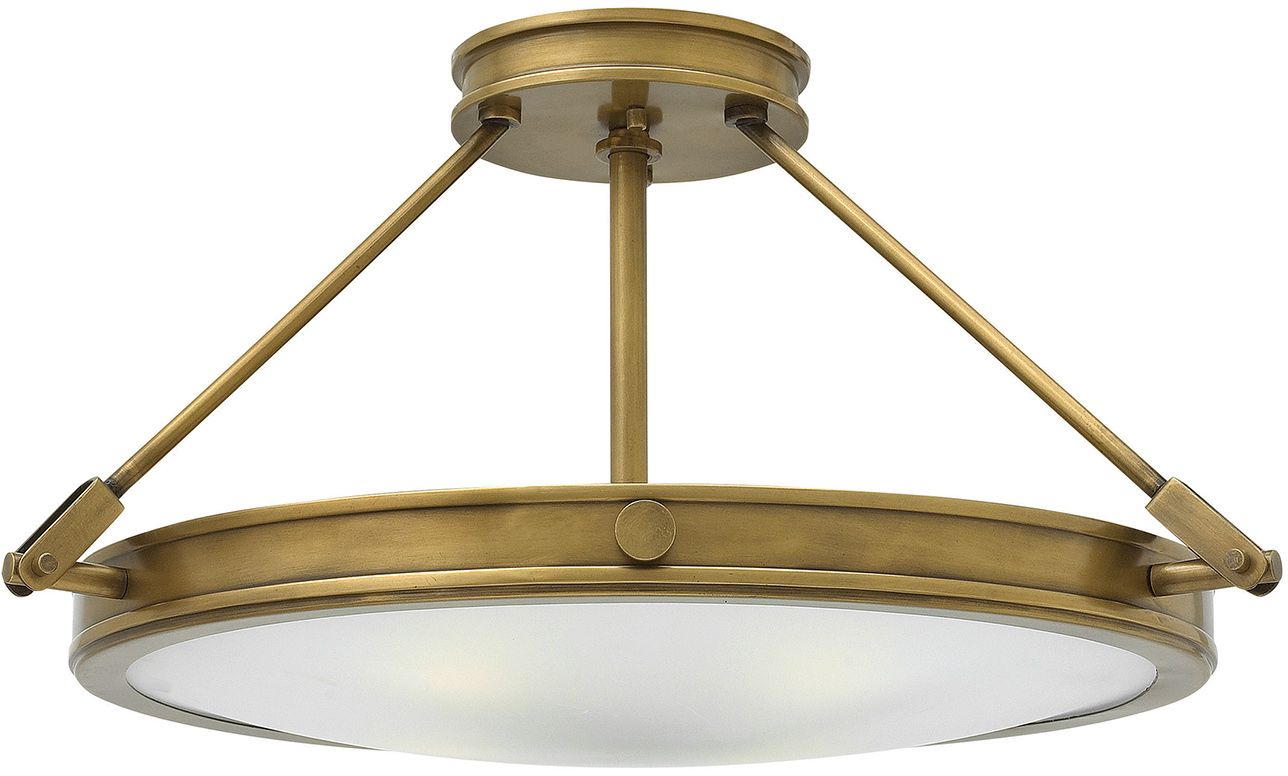 Elstead Lighting Collier plafondlamp 4x40 W messing HK-COLLIER-SF-M