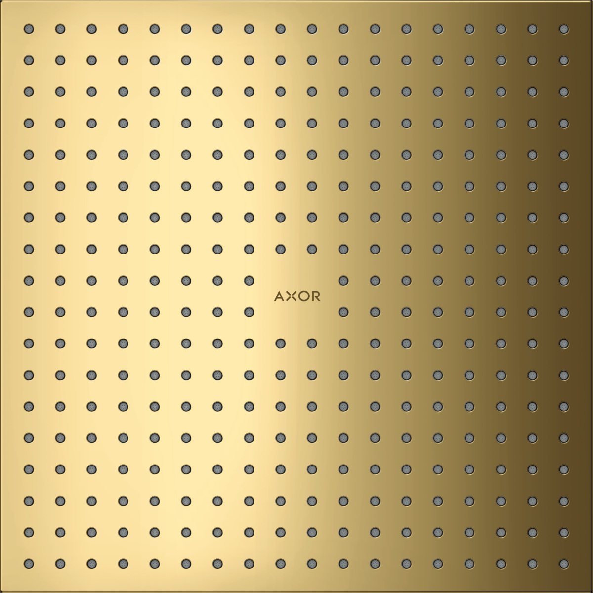 Axor ShowerSolutions regendouche 30x30 cm vierkant gouden 35321990