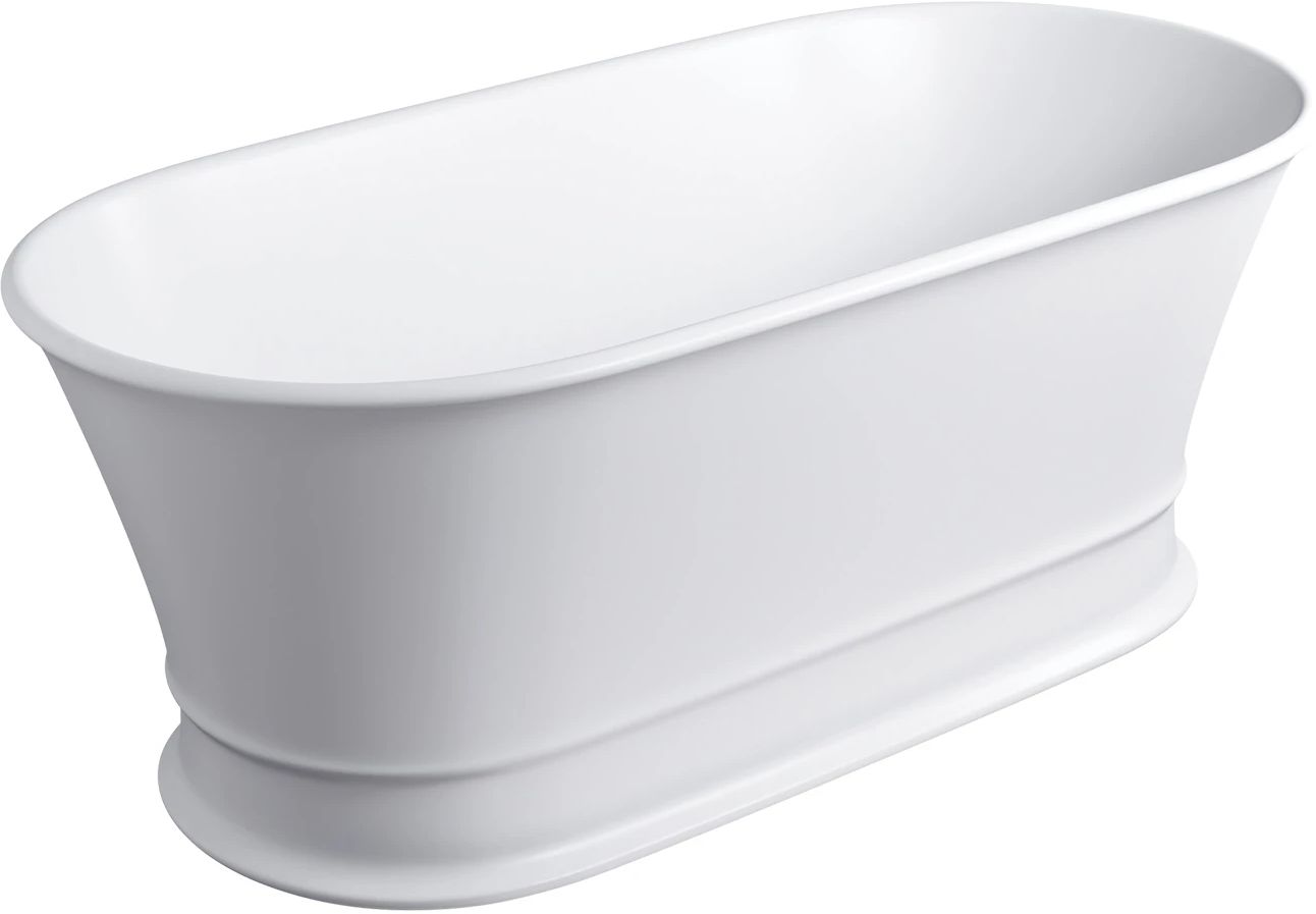 Omnires Classica M+ vrijstaand bad 160x79 cm ovaal wit CLASSICAWWBM