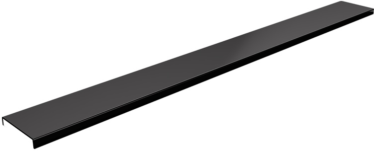 Schedpol Base Black Range afdekking lineaire afvoer 60 cm zwart 10.050/DPSM