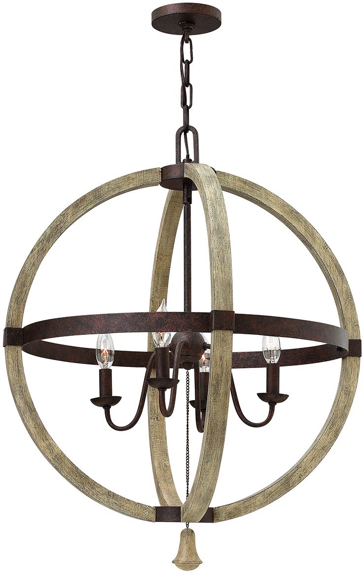Elstead Lighting Middlefield hanglamp 4x60 W ijzer HK-MIDDLEFIELDP4