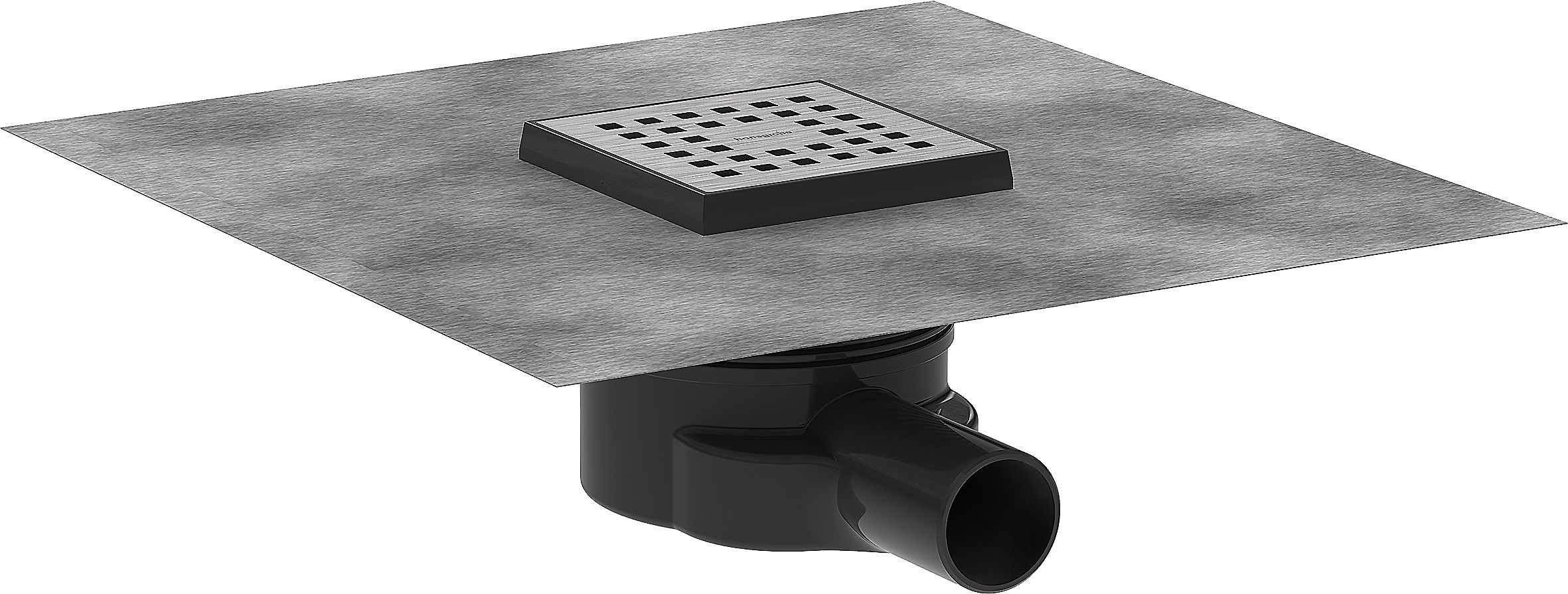 Hansgrohe RainDrain Point doucheafvoer 10 cm staal 56246800