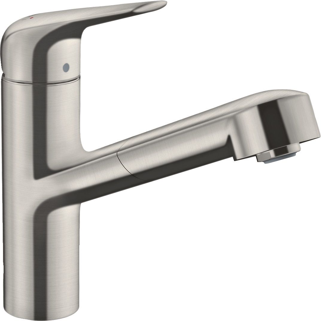 Hansgrohe Focus M42 keukenkraan staand roestvrij staal 71829800