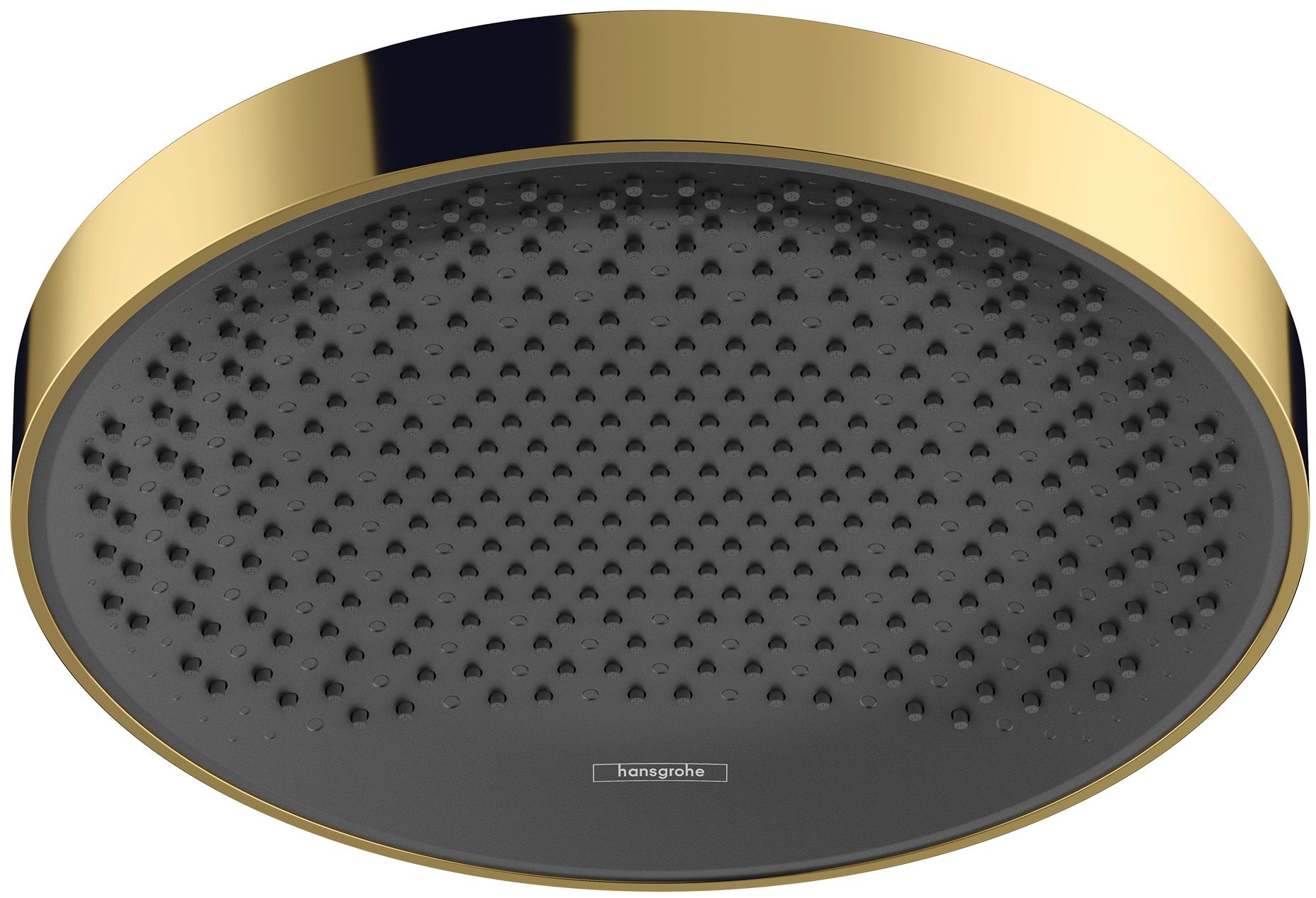 Hansgrohe Rainfinity regendouche 25x25 cm rond zwart-gouden 26228990