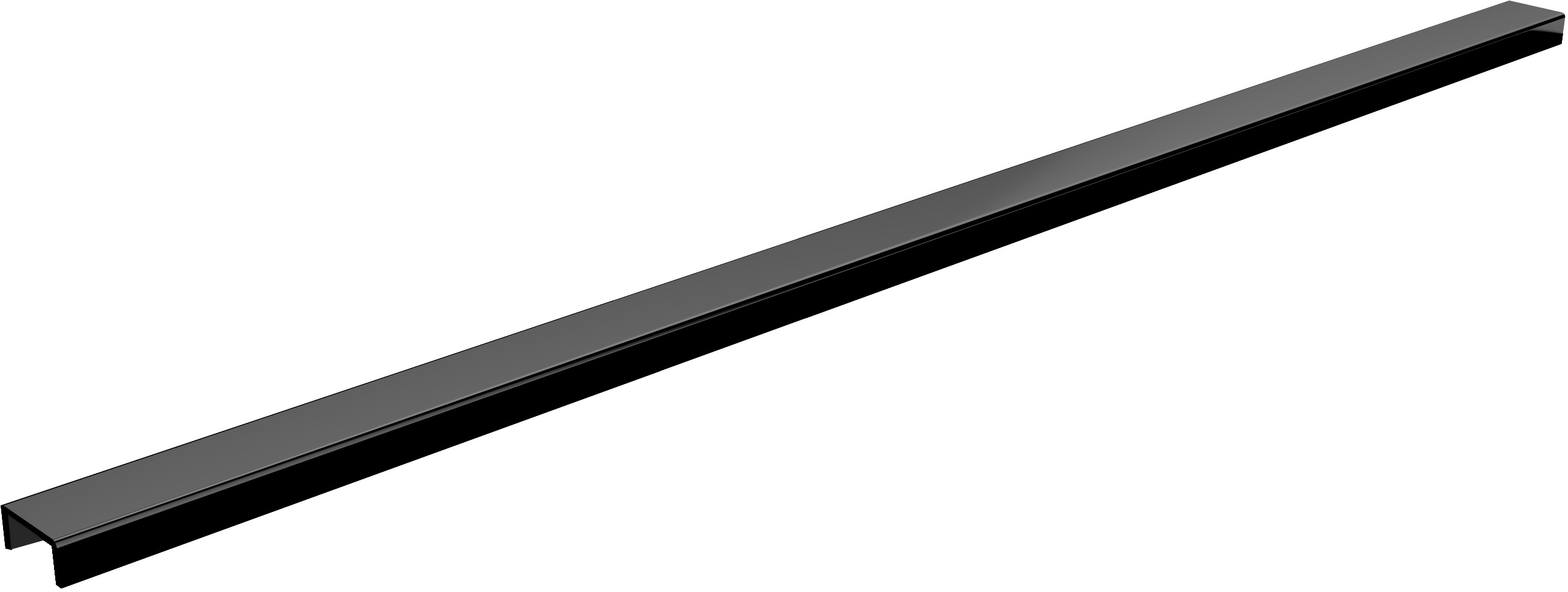 Schedpol Slim Black Range afdekking lineaire afvoer 60 cm zwart 10.050/SLX/DPCM