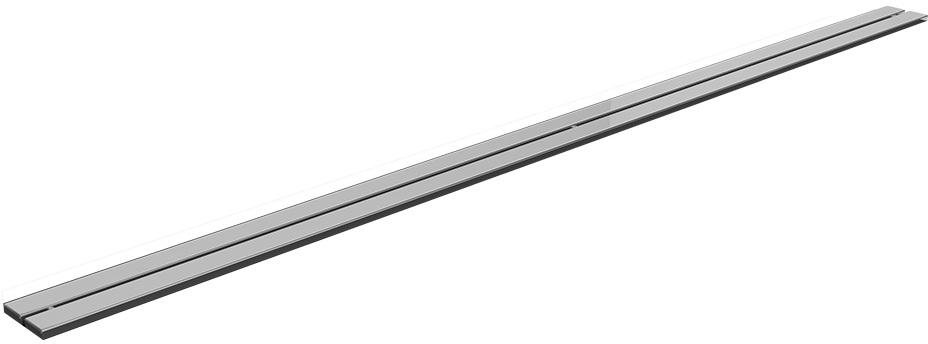 Schedpol Steel Slim Duo afdekking lineaire afvoer 90 cm staal 10.053/SLX/DP