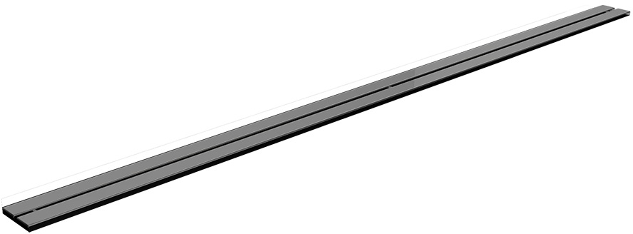 Schedpol Graphite Slim Duo afdekking lineaire afvoer 120 cm grafiet 10.059/SLX/DPG