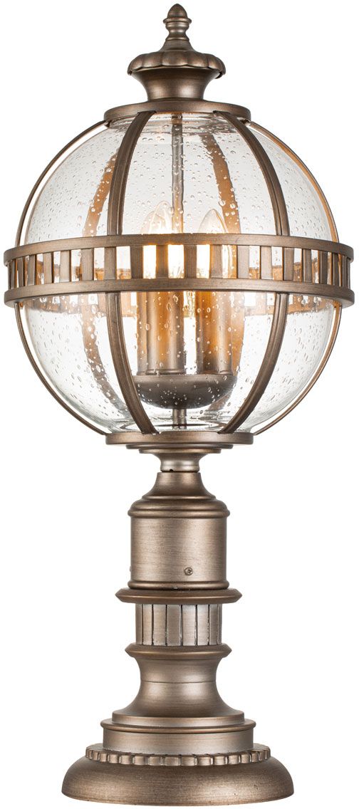 Elstead Lighting Halleron staanlamp voor buiten 3x40 W bruin KL-HALLERON-3M-BU
