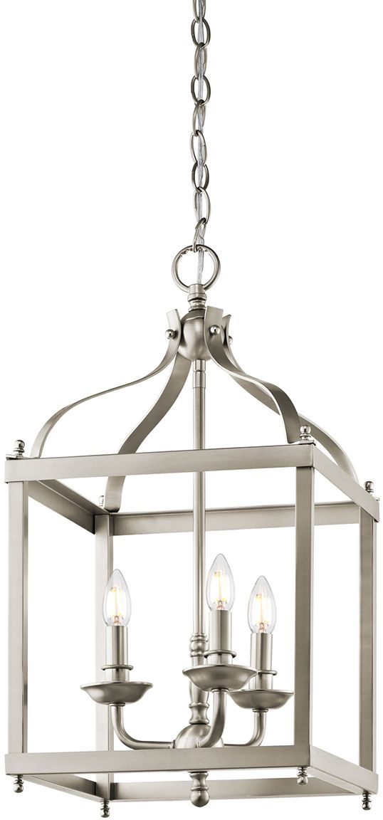 Elstead Lighting Larkin hanglamp 3x60 W nikkel KL-LARKIN-P-M-NI