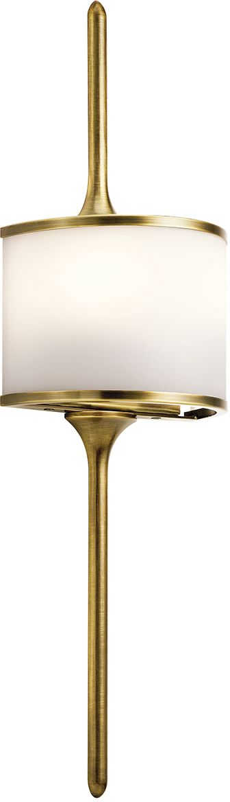 Elstead Lighting Mona wandlamp 2x3 W messing KL-MONA-S-NBR