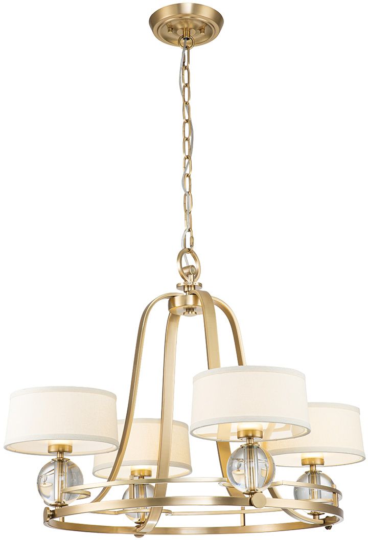 Elstead Lighting Gotham hanglamp 4x3 W messing QZ-GOTHAM4-BB