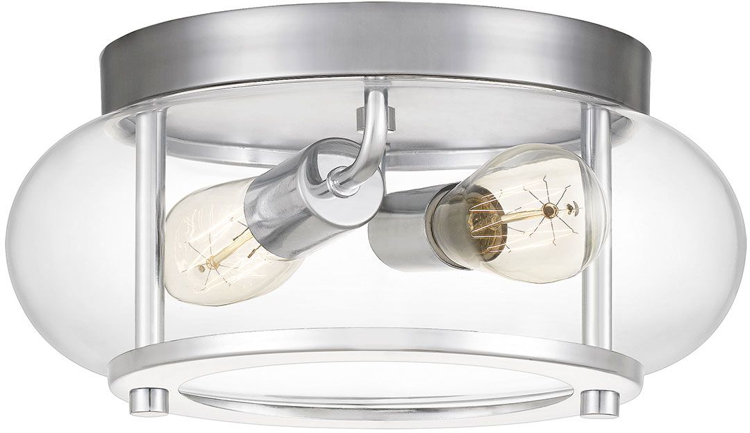 Elstead Lighting Trilogy plafond 2x40 W chroom QZ-TRILOGY-F-S-BATH