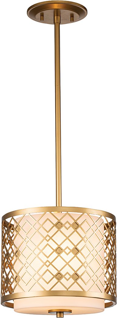 Elstead Lighting Ziggy hanglamp 2x40 W gouden ZIGGY-1P-S-LG
