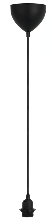 Nordlux Basic hanglamp 1x60 W zwart 2412013003