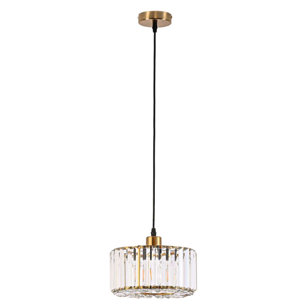 Light Prestige Vetro hanglamp 1x15 W gouden LP-2910/1P GD round