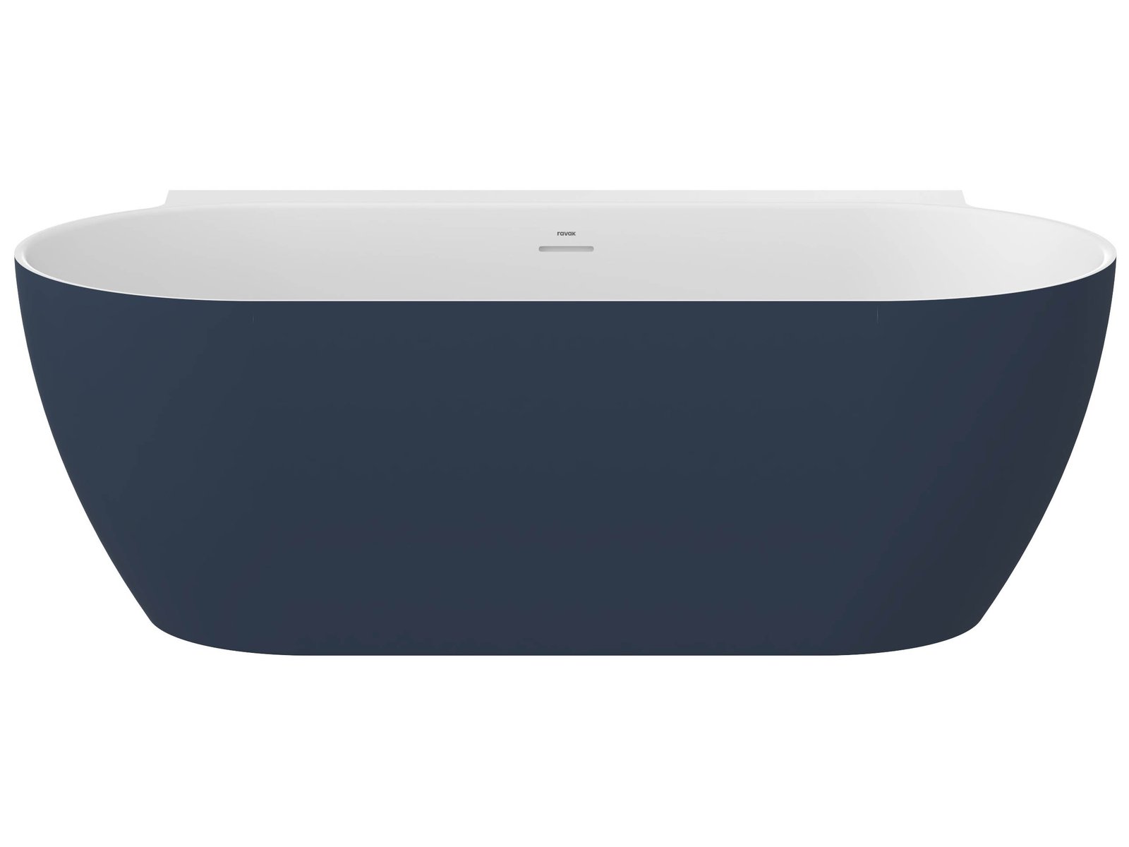 Ravak Freedom W II Tec aan de muur gemonteerd bad 170x87 cm ovaal tweekleurig CC71400000
