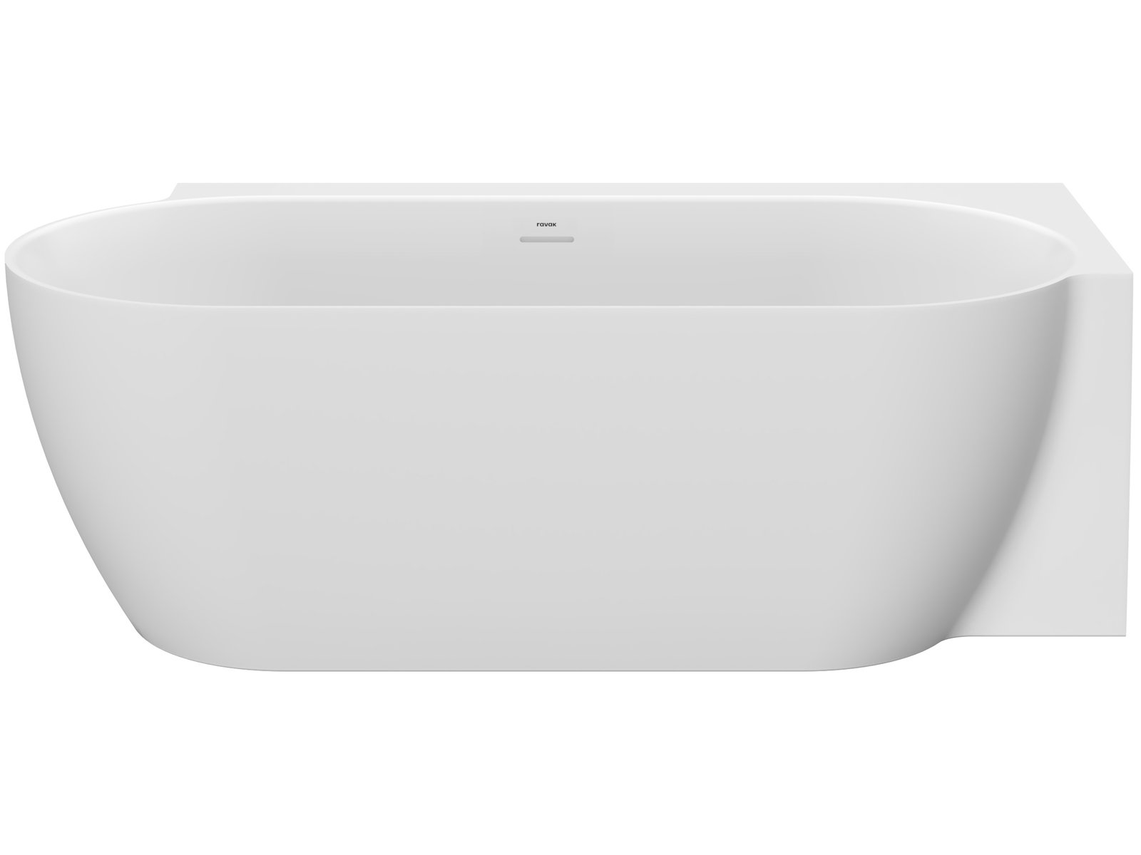 Ravak Freedom Corner II Tec hoekbad 175x86 cm ovaal tweekleurig CC81800000