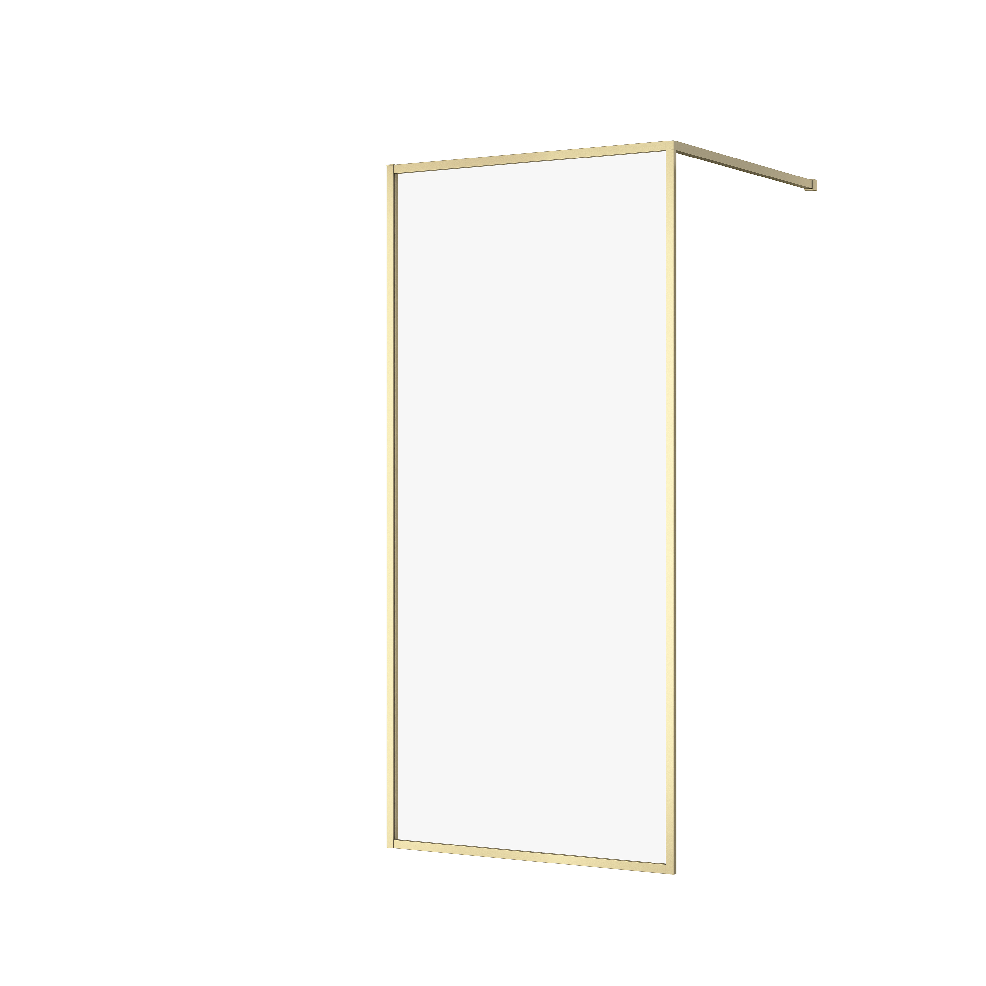 Cersanit Larga inloopdouchewand 90 cm gouden mat/helder glas S164-072