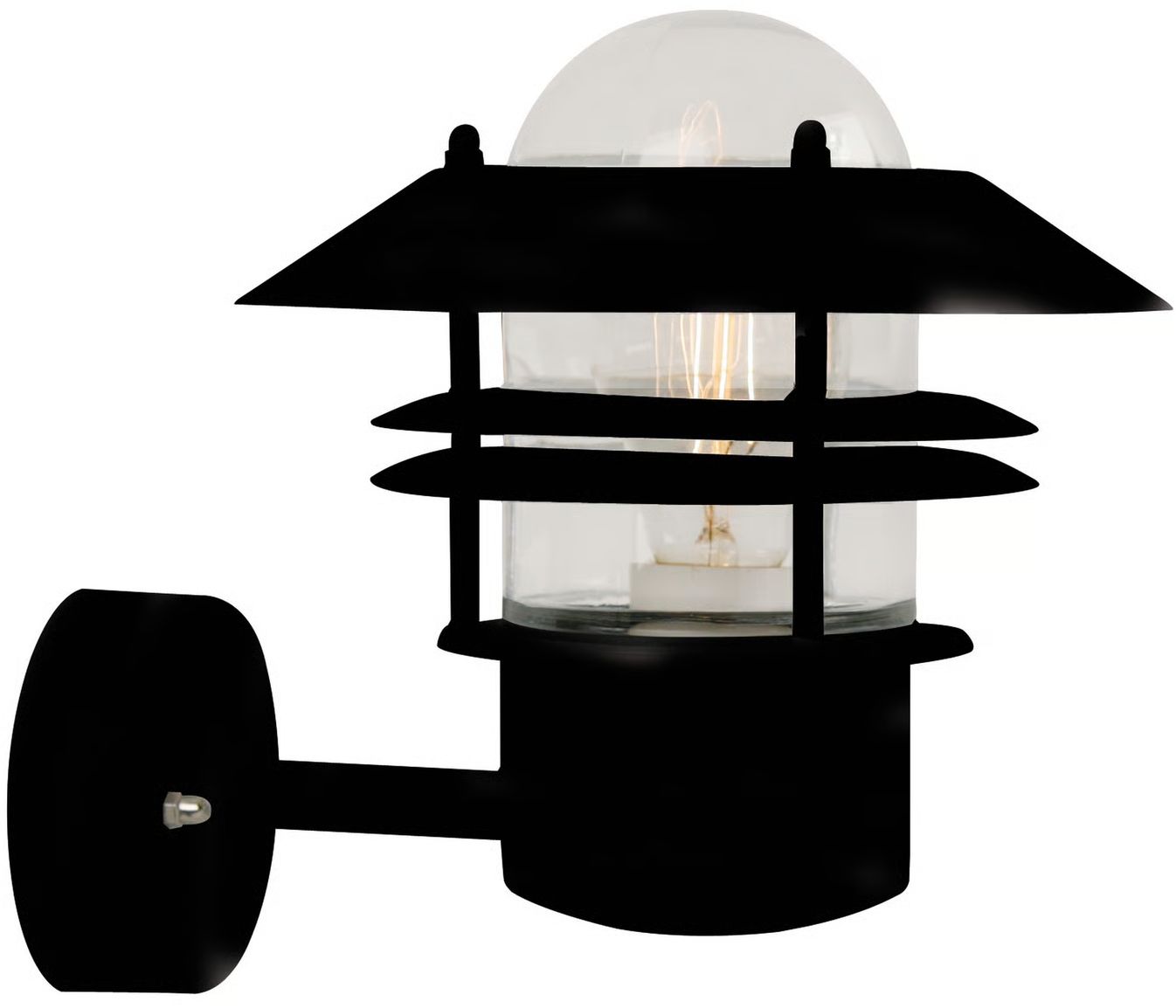 Nordlux Blok buitenwandlamp 1x60 W zwart 25011003