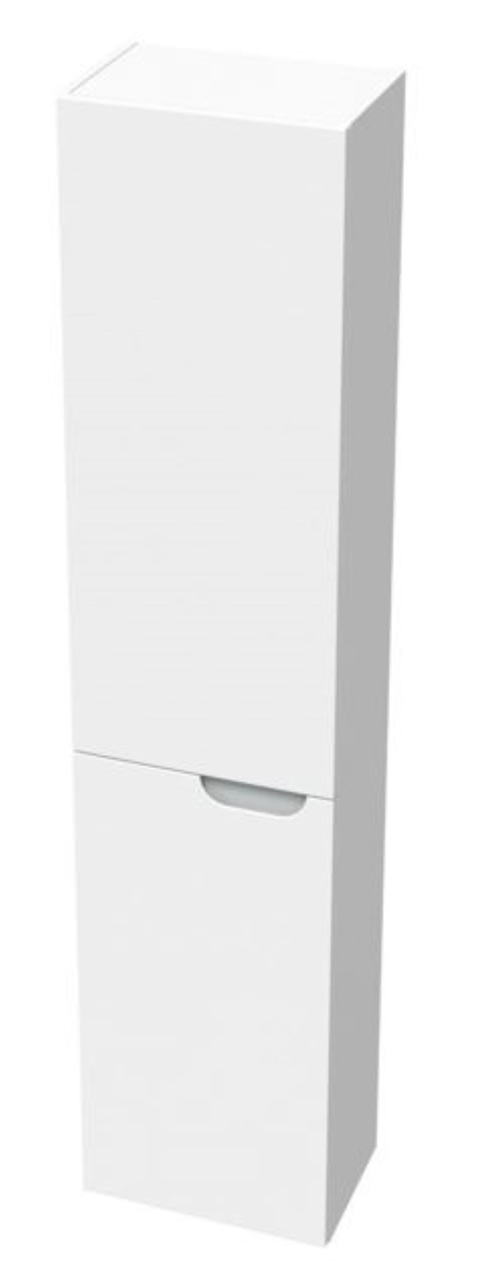 Ravak Classic II kast 40x26x160 cm hangend langs de zijkant wit-grijs X000001473