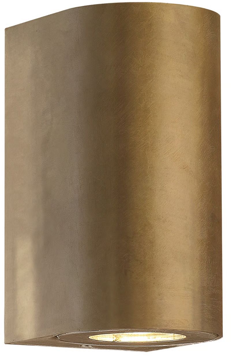 Nordlux Canto Maxi buitenwandlamp 2x28 W messing 49721035