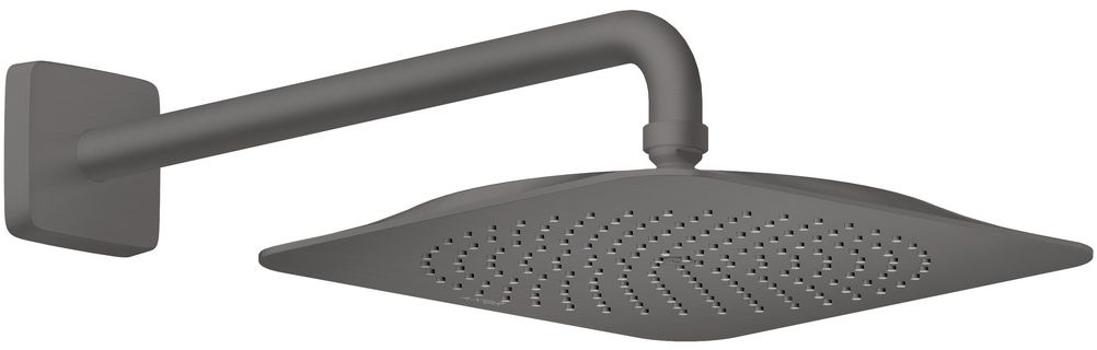 Axor Citterio C regendouche met arm 27x27 cm vierkant zwart 28790340